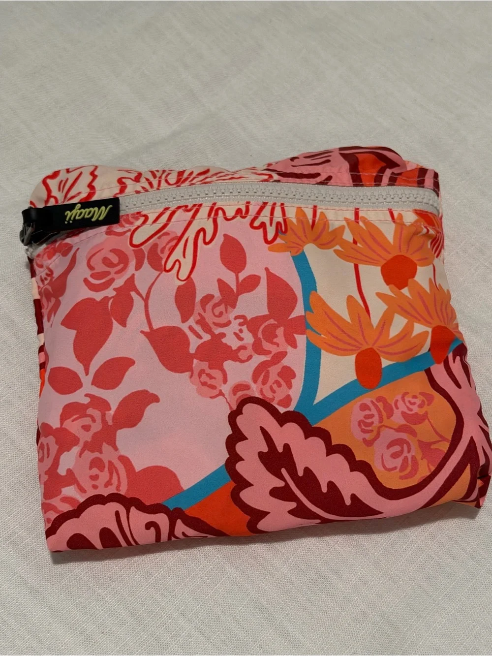 Maaji Vibrant Patchwork Tote - Pink, Orange & Blue